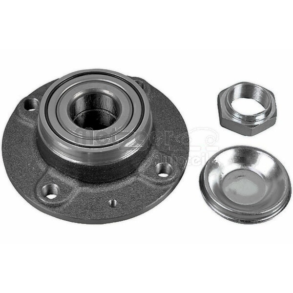 Wheel Bearing Set with Wheel Hub METZGER suitable for e.g. CITROËN BERLINGO
