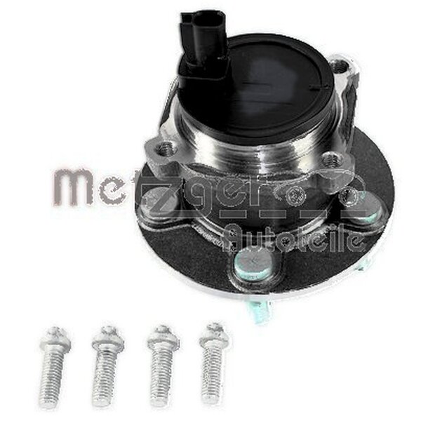 Wheel Bearing Set with Wheel Hub METZGER suitable for e.g. FORD FOCUS