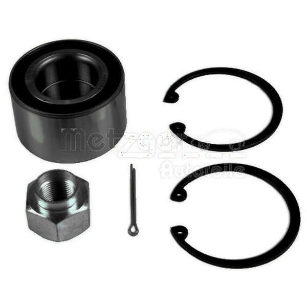 Wheel Bearing Set Ø 64 mm 37 mm METZGER suitable for e.g. CHEVROLET AVEO