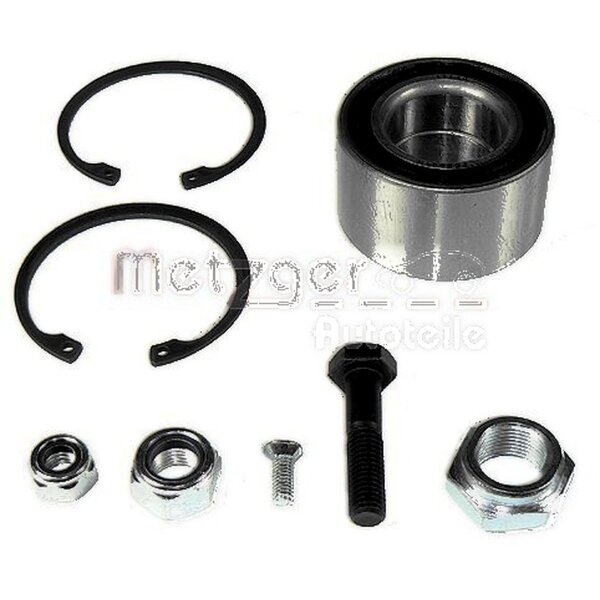 Wheel Bearing Set Ø 66 mm 37 mm METZGER IAM-Expertise suitable for e.g. VW GOLF
