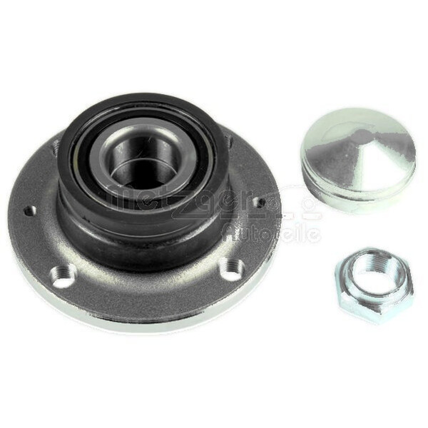 Wheel Bearing Set with Wheel Hub METZGER suitable for e.g. FIAT GRANDE