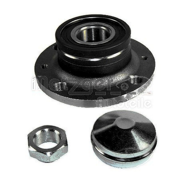 Radlagersatz mit Radnabe METZGER IAM-Expertise passend für u.a. OPEL CORSA