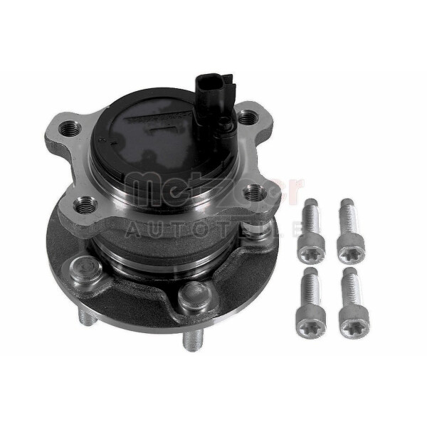 Wheel Bearing Set with Wheel Hub METZGER suitable for e.g. FORD MONDEO