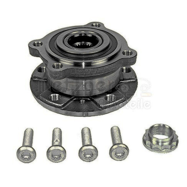 Radlagersatz mit Radnabe Ø 144 mm METZGER IAM-Expertise passend für u.a. BMW X5