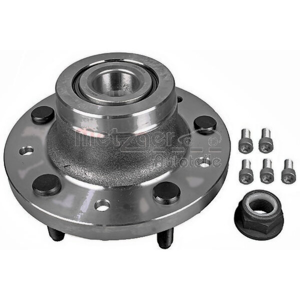 Radlagersatz mit Radnabe Ø 198,5 mm METZGER für u.a. FORD TOURNEO