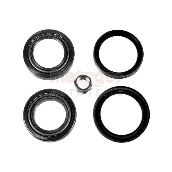Radlagersatz Ø 63 mm 17 mm METZGER IAM-Expertise passend für u.a. MAZDA 323