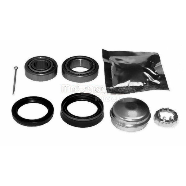 Radlagersatz Hinterachse rechts Ø 45 mm 17 mm METZGER für u.a. AUDI 100