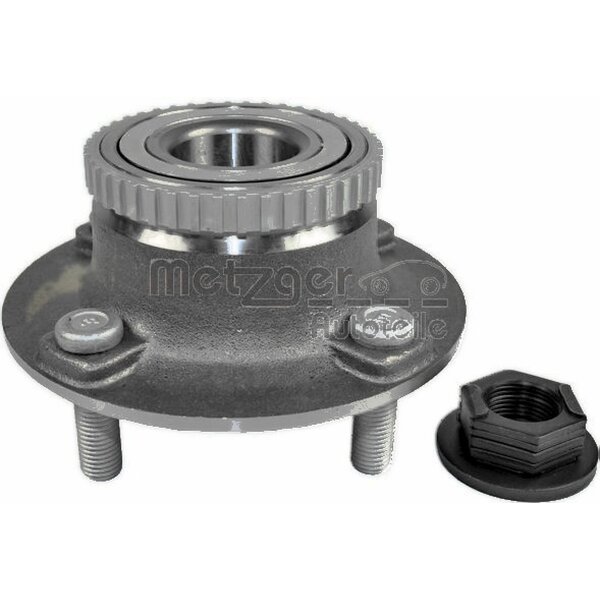 Radlagersatz Hinterachse rechts mit Radnabe METZGER für u.a. FORD MONDEO