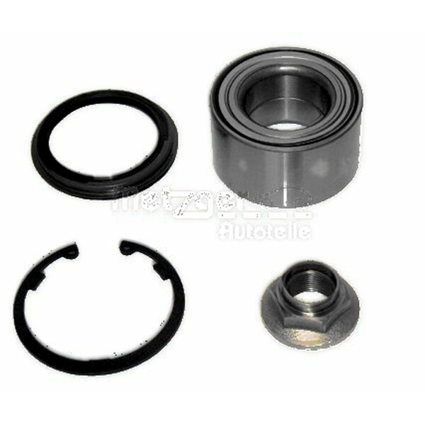 Wheel Bearing Set Ø 74 mm 40 mm METZGER suitable for e.g. MAZDA 323