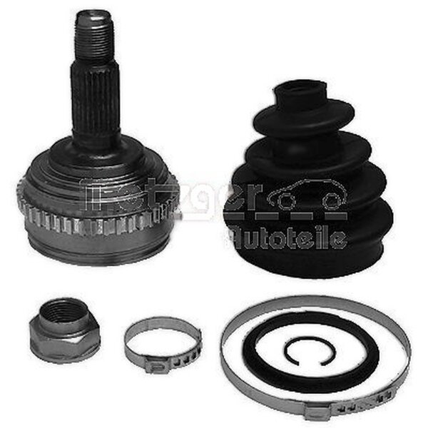 Gelenksatz Antriebswelle vorne rechts 133 mm Ø 55 mm METZGER für u.a. ROVER 45