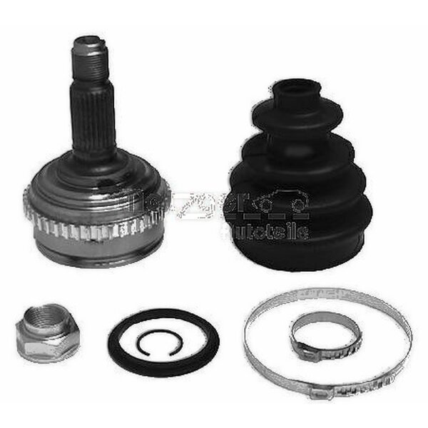 Gelenksatz Antriebswelle vorne rechts 134 mm Ø 49 mm METZGER für u.a. ROVER 25