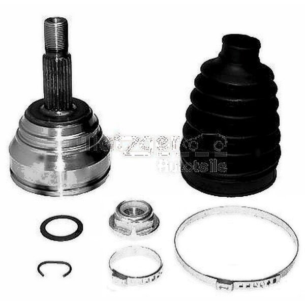 Gelenksatz Antriebswelle vorne rechts 138 mm Ø 53 mm METZGER für u.a. VW LUPO