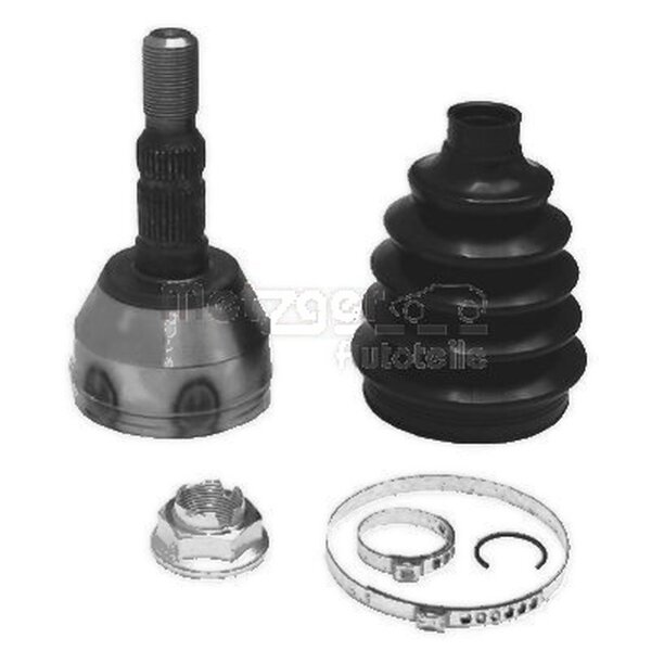 Gelenksatz Antriebswelle radseitig 150 mm Ø 53 mm METZGER für u.a. OPEL ASTRA