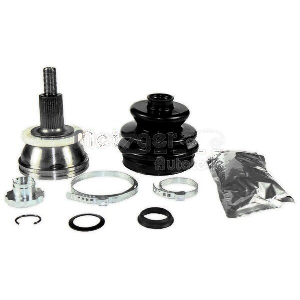 Gelenksatz Antriebswelle Vorderachse rechts 123 mm Ø 52 mm METZGER für VW FOX
