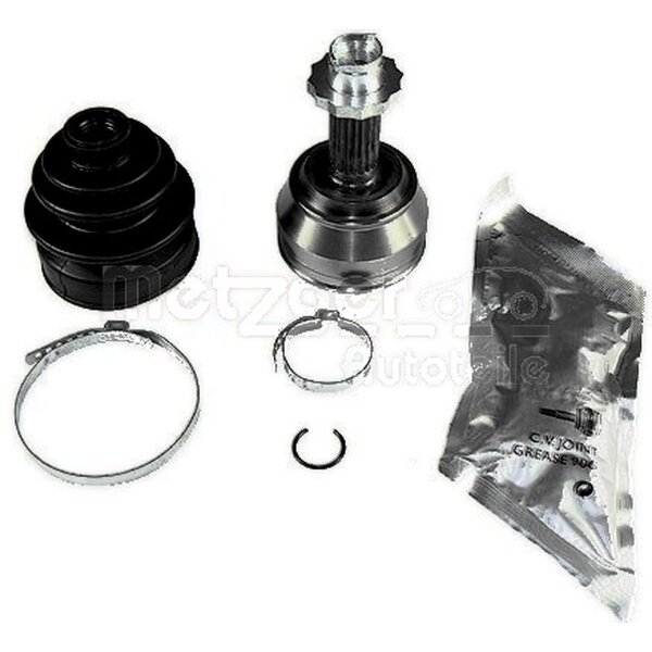 Gelenksatz Antriebswelle radseitig 101 mm Ø 43 mm METZGER für u.a. AUDI A2