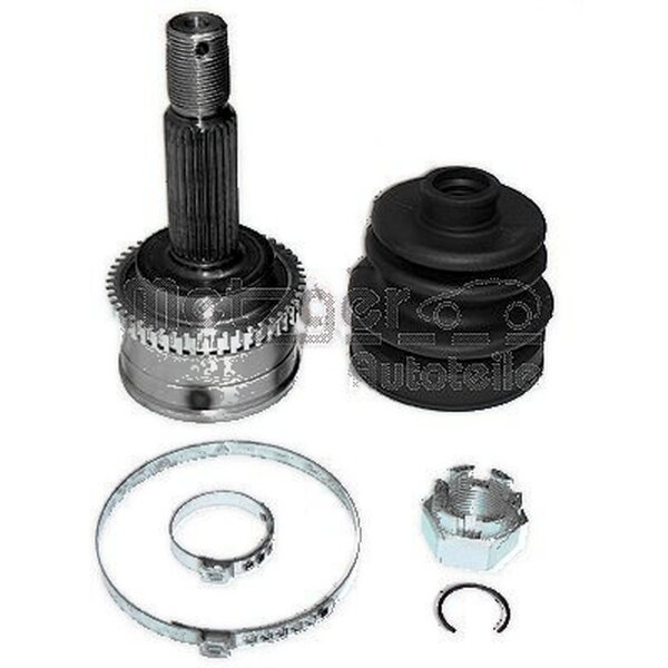 Joint Kit Drive Shaft front right 148 mm Ø 52.5 mm METZGER for HYUNDAI GETZ