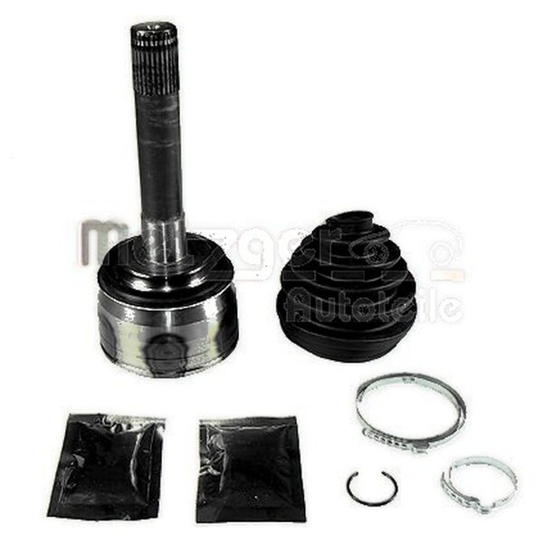 Joint Kit Drive Shaft front right 254 mm Ø 73 mm METZGER for TOYOTA LAND