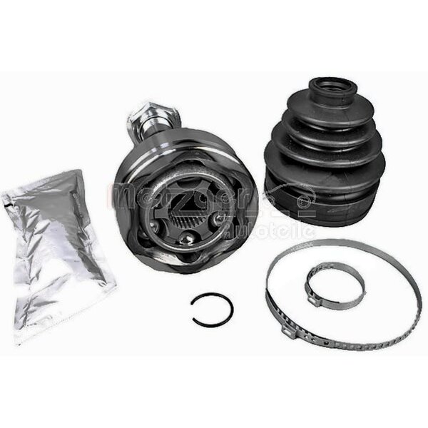 Joint Kit Drive Shaft front right 198mm Ø 72mm METZGER for e.g. FIAT DUCATO