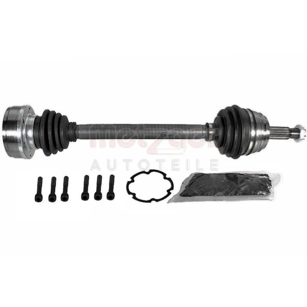 Drive Shaft front axle left 22 METZGER suitable for e.g. VW GOLF