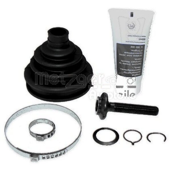 Faltenbalgsatz Antriebswelle Ø 21 - 83 mm Gummi METZGER für u.a. AUDI 80