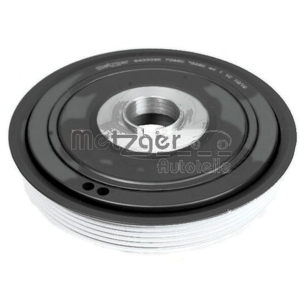 Belt Pulley Crankshaft Ø 153 mm 6 ribs METZGER for e.g. PEUGEOT PARTNER