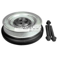 Belt Pulley Crankshaft Ø 161 mm 7 ribs METZGER for...