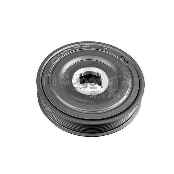 Belt Pulley Crankshaft Ø 151 mm 7 ribs METZGER for e.g. OPEL MOVANO