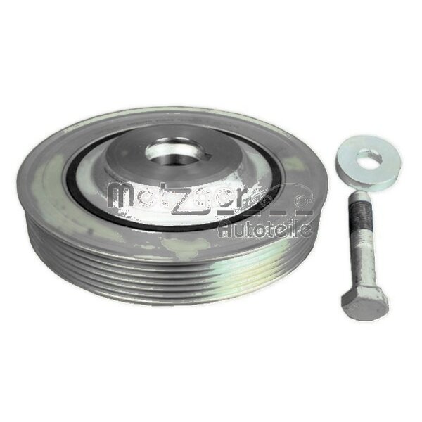 Belt Pulley Crankshaft Ø 152 mm 6 ribs METZGER for e.g. FORD KUGA