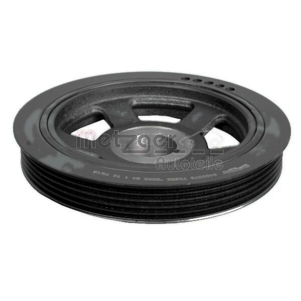Belt Pulley Crankshaft Ø 150 mm 5 ribs METZGER for e.g. KIA VENGA