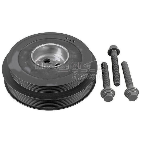 Belt Pulley Crankshaft 6 ribs METZGER suitable for e.g. FORD TRANSIT