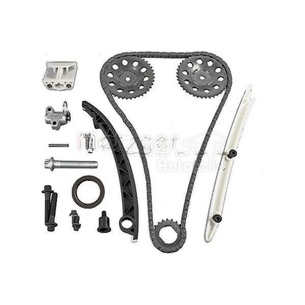Timing Chain Kit OE CHAIN 19 pcs. METZGER suitable for e.g. OPEL ASTRA
