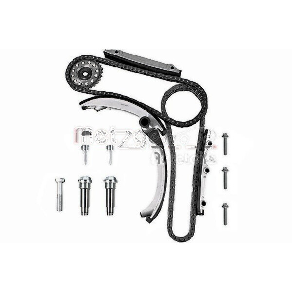 Timing Chain Kit OE CHAIN 17 pcs. METZGER for e.g. OPEL VECTRA