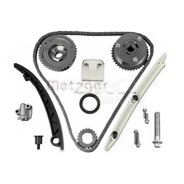 Timing Chain Kit OE CHAIN 16 pcs. METZGER suitable for e.g. OPEL CORSA
