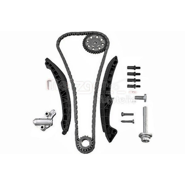 Timing Chain Kit OE CHAIN 14 pcs. METZGER suitable for e.g. AUDI A1