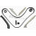 Timing Chain Kit OE-KETTE 8 pcs. METZGER suitable for e.g. MB E-CLASS