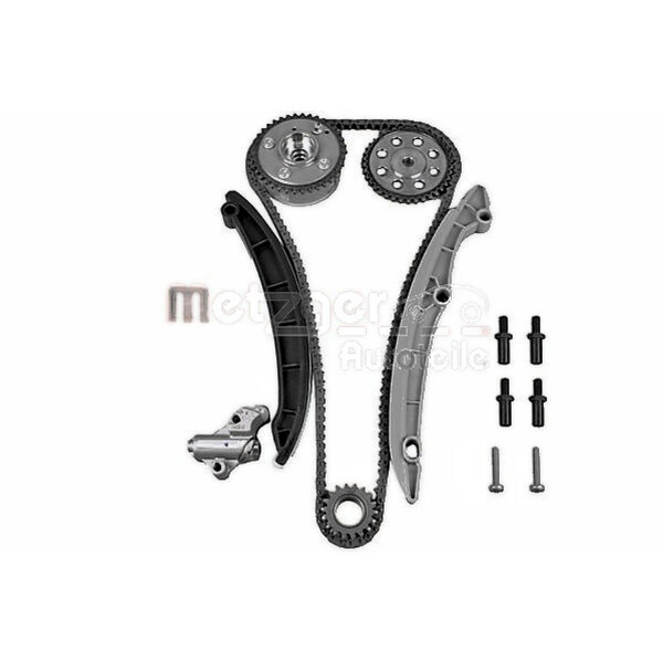 Timing Chain Kit OE CHAIN 13 pcs. METZGER suitable for e.g. VW TIGUAN