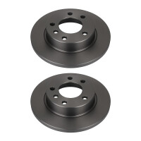 2 Brake Discs front axle full Ø 79 mm 12 mm VALEO...