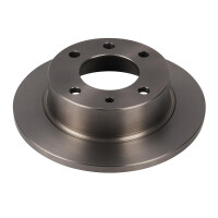 2 Brake Discs rear axle full Ø 71 mm 7 mm VALEO...