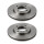 2 Brake Discs front axle ventilated Ø 71 mm 22 mm VALEO for e.g. CITROËN XM