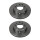 2 Brake Discs front axle full Ø 67 mm 11 mm VALEO for MERCEDES-BENZ 190