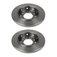 2 Brake Discs front axle full Ø 67 mm 12 mm VALEO...
