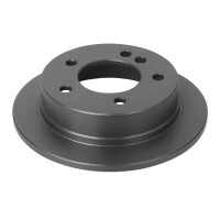 2 Brake Discs rear axle full Ø 67 mm 9 mm VALEO...