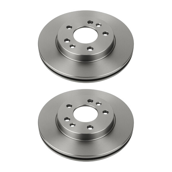 2 Brake Discs front ventilated Ø 67.2 mm 22 mm VALEO for e.g. MERCEDES-BENZ 124