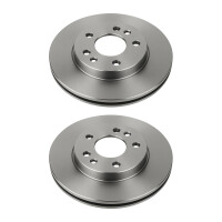 2 Brake Discs front ventilated Ø 67.2 mm 22 mm...