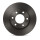 2 Brake Discs rear axle full Ø 70 mm 8 mm VALEO for e.g. PEUGEOT 309