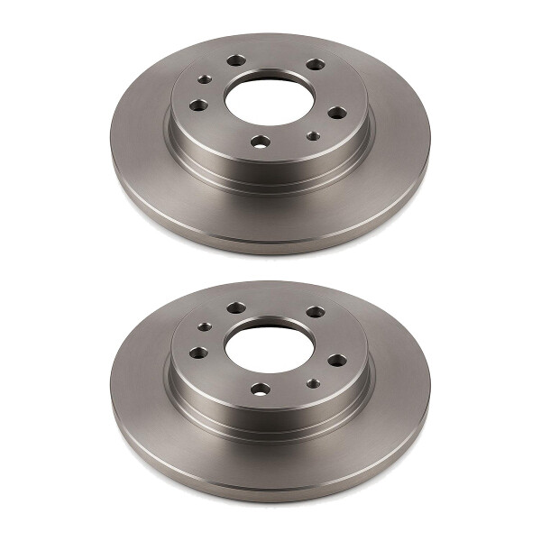 2 Brake Discs rear axle full Ø 71 mm 10 mm VALEO for PEUGEOT 605
