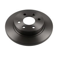 2 Brake Discs rear axle full Ø 66 mm 12 mm VALEO...