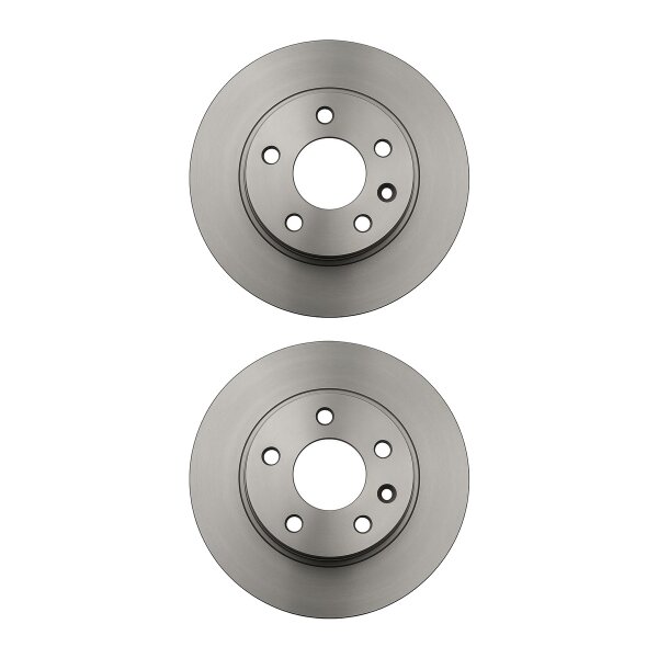 2 Bremsscheiben Vorderachse voll Ø 61 mm 11,9 mm VALEO für u.a. DACIA SANDERO