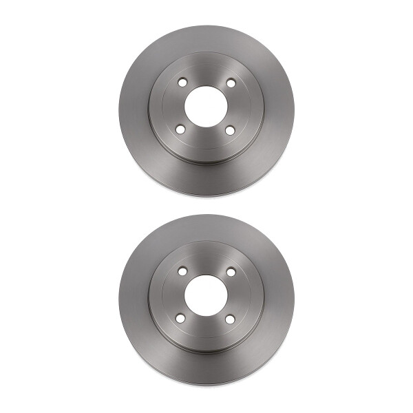 2 Brake Discs front axle full Ø 66 mm 12.8 mm VALEO for e.g. AUSTIN MAESTRO
