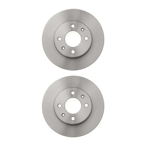 2 Brake Discs front axle full Ø 65 mm 12 mm VALEO for e.g. VW GOLF